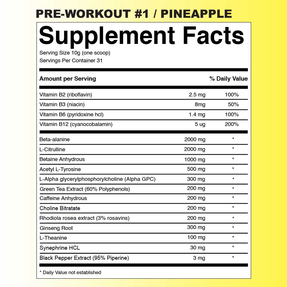 Mammoth Might - Pineapple Flavour (315G)