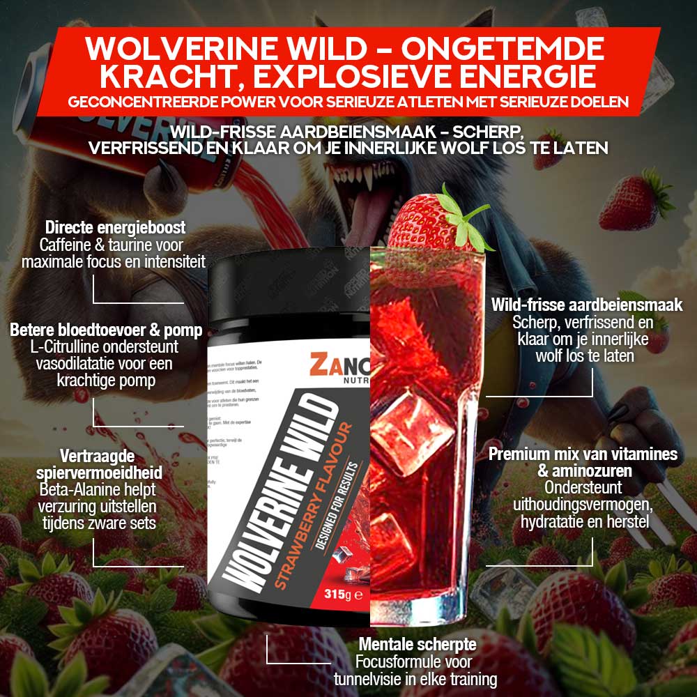 Wolverine Wild - Strawberry Flavour (315G)